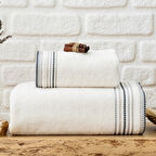 Schafer Home Rosy Armürlü Havlu 70x140 Cm 1 Parça-Krem