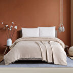 Schafer Home Sofia Müslin Pike 200x220 Cm-Bej