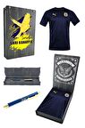 Fenerbahçe Orijinal A Takım Futbolcu Lacivert Antrenman Çocuk T-Shirt + Kalem Set Ahşap Kutulu