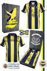 Fenerbahçe Orijinal Lisanslı 100. Yıl Forma Spor Bileklik Set Hediyelik Ahşap Kutulu
