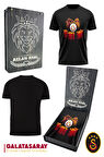 Galatasaray Orijinal Lisanslı We Are Gala T-Shirt Hediyelik Ahşap Kutulu