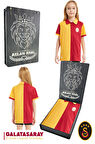 Galatasaray Orijinal Lisanslı Match Day Polo Çocuk T-shirt Hediyelik Ahşap Kutulu
