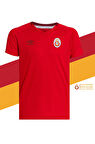 Galatasaray Orijinal Lisanslı Umbro V Yaka Kırmızı T-Shirt