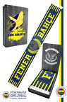 Fenerbahçe Orijinal Lisanslı Since 1907 Fenerbahçe Şal Atkı Kanarya Baskılı Ahşap Kutulu