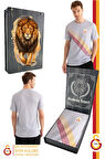 Galatasaray Orijinal Lisanslı Match Day Gri T-Shirt Gs Match Day Gri Hediyelik Ahşap Kutulu