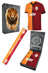 Galatasaray Orijinal Lisanslı 24/25 Parçalı 5 Yıldızlı Forma + Şal Kaşkol Set Aslan Baskı
