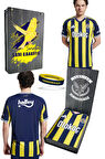 Fenerbahçe Orijinal Lisanslı 2025/26 Çubuklu Yeni Sezon Forma Spor Bileklik Set Hediyelik