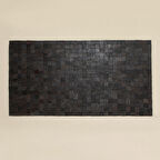 Costa Ahşap Paspas 70x130 cm Siyah