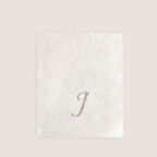 Solid Nakışlı Yüz Havlusu 50x90 cm Ekru