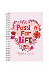 14x20 Passıon For Lıfe Sert Kapak Çizgili Defter 96 Yp