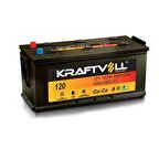 AKU 12V 120 AH D8 510×175×225 - KRAFTVOLL 18020002