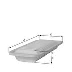 KRAFTVOLL HAVA FİLTRESİ COROLLA AVENSİS YARİS AURİS