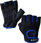Delta Force Extra Halter, Body, Fitness ve Ağırlık Eldiveni Mavi