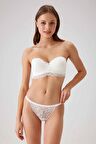 2'li Ekonomik Paket Siyah 6010 Madrid Balenli Dolgusuz Micro T-shirt Sütyen Seti Slip