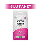 Cat's White Pudralı Kedi Kumu 5 lt 4 Adet