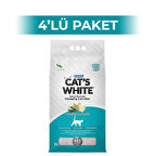 Cat's White Sabunlu Kedi Kumu 5 lt 4 Adet