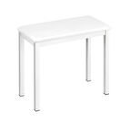 Jwin Sabit Metal Ayaklı Piyano Taburesi - Beyaz