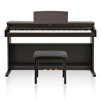 Jwin Sapphire SDP-400 Çekiç Aksiyonlu 88 Tuşlu Dijital Piyano + Tabure - Gül Ağacı