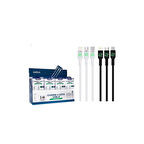 Sunix Sc45 / 46 / 47 3.4 Amper Hızlı Şarj Ve Data Kablosu Led Işıklı 2