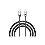 Sunix 3.4A Lightning Şarj ve Data Kablosu Siyah SC-64