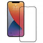 Sunix Iphone 12 Mini ile Uyumlu 6D Temperli Ekran Koruyucu Cam Siyah 2 ADET