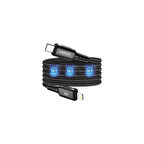 Sunix 30W Mıknatıslı Usb-C Lightning Data ve Şarj Kablosu IP-30