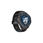 Sunix Amoled Ekran 48mm Metal ve Silikon Kordonlu Akıllı Saat Siyah WT6 Pro