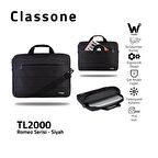 Classone 15.6 inch Magic Serisi Notebook Çanta / Siyah