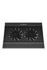 Pusat Alüminyum Çift Fanlı 1000 RPM Laptop Soğutucu