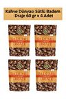 Kahve Dünyası SÜTLÜ BADEM DRAJE 60 GR x 4 Adet