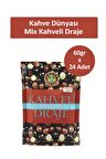 Kahve Dünyası KAHVELİ KARIŞIK DRAJE 60 GR x 24 Adet