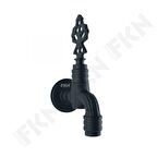 FKN Lüks Perlatörlü Siyah Osmanlı Musluk