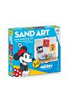 Disney Mikey Minnie and Friends Yetişkin Kum Boyama Aktivite Seti, Sand ART-Red Castle YKL-102