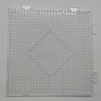 Boncuk Dizme Tablası Midi Şeffaf Büyük Kare-Pixel Pixel PPP29-02