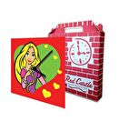 Disney Rapunzel Saat (Clock) Kum Boyama Seti-Red Castle S-0013