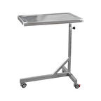 Mayo Masası | Paslanmaz Çelik, Yükseklik Ayarlı, Antistatik Tekerlekli E-276