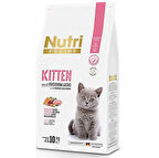 Nutri Feline Orman Meyveli Somon Balıklı Taze Kümes Hayvanlı Ve Ciğerli Düşük Tahıllı Glutensiz Yavru Kedi Maması 1 Kg. Açık Mama