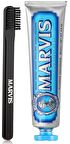 Marvis Aquatic Mint Nane Aromalı Beyazlatma Doğal Diş Macunu 85 ml & Diş Fırçası 