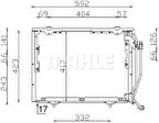 Mercedes Klima Radyatoru W202 97>00 S202 98>01 W210 99>02 - Mahle Ac 243 000s