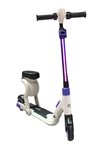 Cool Wheels S-CLICK Elektrikli Oturaklı Scooter / Beyaz-Mor