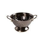 Emsan Troy Emaye 22 cm Süzgeç Siyah