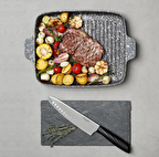 Emsan Perge Döküm Izgara Tava 30x25 cm