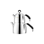 Emsan Mina Midi Çaydanlık Takımı Siyah 0.75-2.0lt