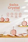 Emsan Swiss Crystal Derin Tencere Pembe 20 cm