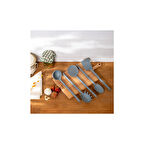 Emsan Fiesta 5 Parça Servis Seti Gri