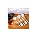 Emsan Fiesta 5 Parça Servis Seti Beyaz