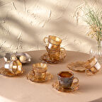 Emsan Hatrı Var Amber 80 ml 6'lı Kahve Fincanı Takımı