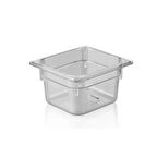 Kapp Polikarbon Şeffaf Gastronom Küvet 1/6 100 mm