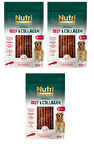 Nutri Canin Sığır Etli ve Kolajenli Tahılsız Köpek Et Ödülü 80 Gr. X 3 Adet