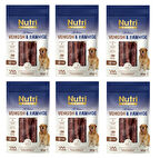 Nutri Canin Rawhide Geyik Eti Sargılı Kemik Köpek Ödülü 80 Gr. X 6 Adet